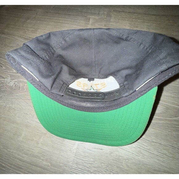 Vintage Minnesota North Stars Cap Hat Twins Enterprise NHL Black Snapback - Picture 7 of 9